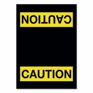 Notrax 194SCA35BL 194 Caution Vertical 3X5Black