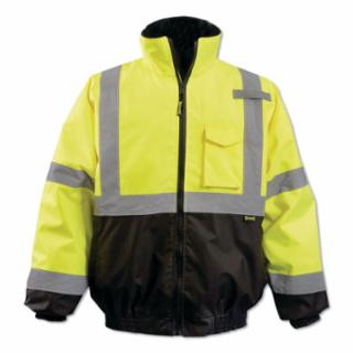Occunomix LUX-350-JB-BYM Quilted 2-In-1 Blk Bottom Bomber Yel M Cl 3