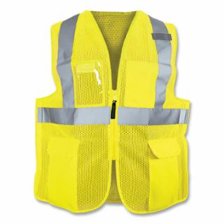Occunomix LUX-SSGC-Y4/5X 4/5X Occlx Ecnmy Mesh Vest Yel