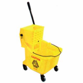Rubbermaid Commercial FG757688YEL 44 Qt Wavebrake 2 Dp Bucket Wringer Yel