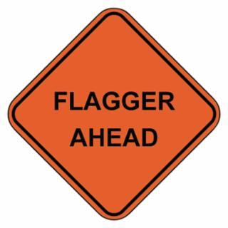 Cortina 07-800-3001 Roll-Up Sign Bw Mesh Signs Fa Orange 36"