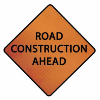 Cortina 07-800-3076 36" Road Construction Ahead 3017636