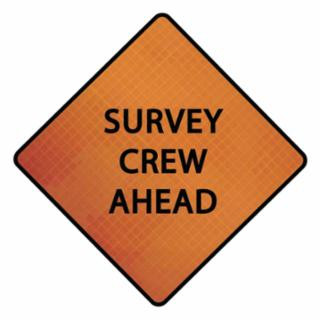 Cortina 07-800-4084 48" Survey Crew Ahead 3017669