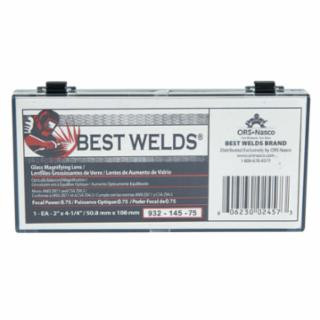 Best Welds 901-932-145-75 Bw-2X4-1/4 Glass Mag Lens .75 Diopter
