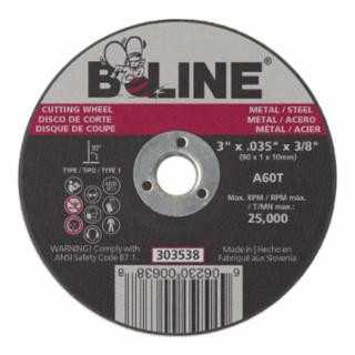 B-LINE ABRASIVES 1 X 3 X 3/8-24 B-LINE T16 CONE  A24R9B 903-303538