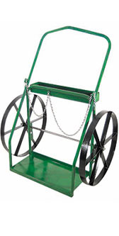 Anthony 8-24-LNR Low Rail Cyl Cart/Chain/Lnr/24In Stl Wheel