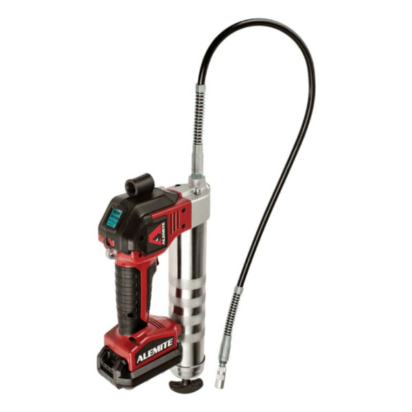Alemite 596-D1 20 Volt Lithium Ion Two2.5 Amp Bat Grease Gun