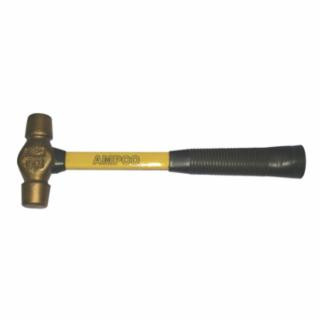 Ampco Safety Tools H-47FG 2 Lb. Hammer Df Mach W/Fbg Handle