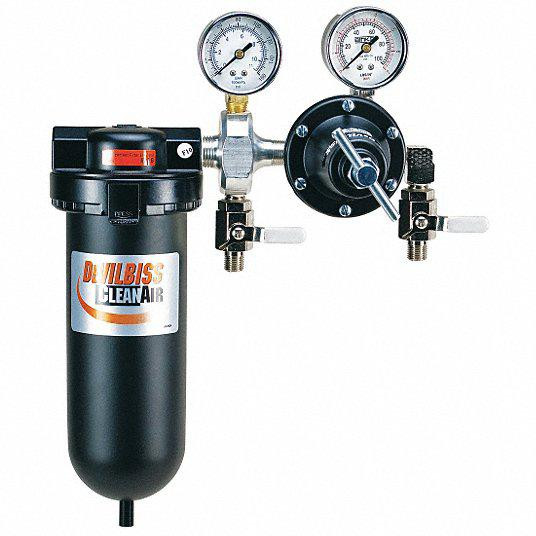Binks HFRL-508 Cleanair Cent. Filter/Reg Unit 1/2"X1/4"