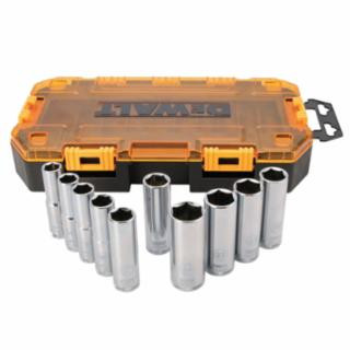 Dewalt DWMT73815 Tough Box Tool Kit mm 1/2" Drive Deep Socket St (1 ST)