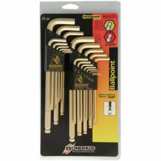 Bondhus 20899 Double Pack Gold Guard Fractional/Metric Wrench (1 SET)