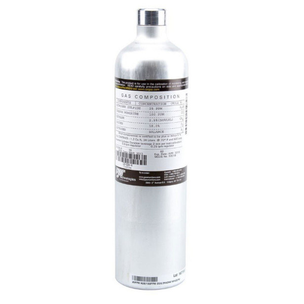 Bw Technologies / Honeywell Analytics CG-Q34-4 Quadgas H2S 25Ppm Co 100Ppm34L