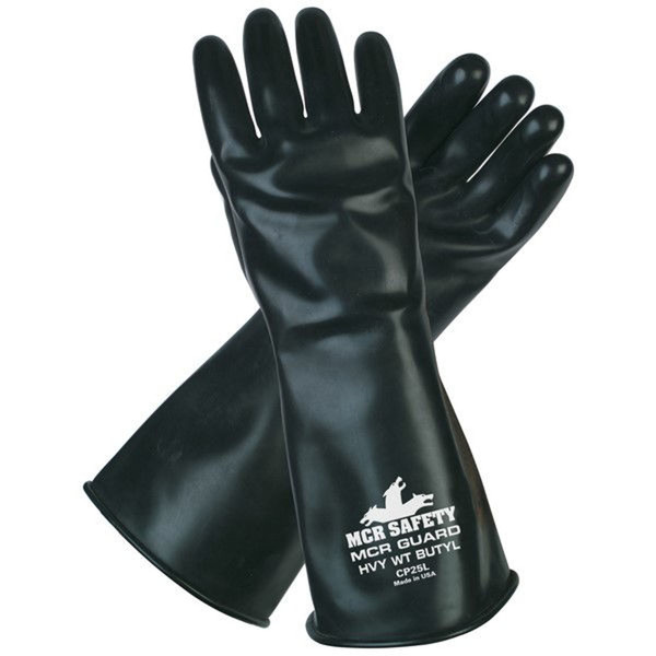 Mcr Safety CP25M Medium Mcr Guard Butyl 25 Mil Glove (1 Pair)