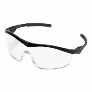 Mcr Safety ST110AF Storm Black Frame Clearaf Lens Safety Gls