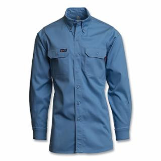 Lapco IMB7-S Shirt-7Oz 100% Fr Lt Wtmed Blue