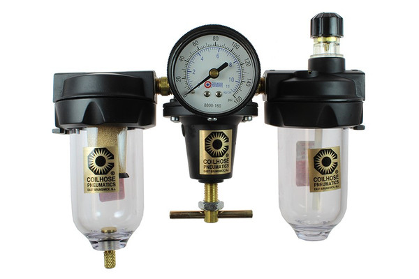 Coilhose Pneumatics 8883AAG 16964 3/8" Filter-Regulator & Lubricator