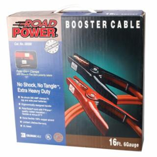 Southwire 86650104 12' 4-Gauge 500 Amp Redbooster Cables W/ N