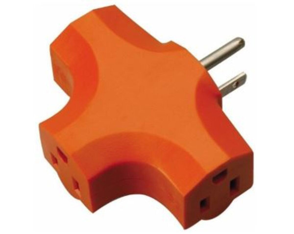 Southwire 99068803 Tri Tap Adapter Orange