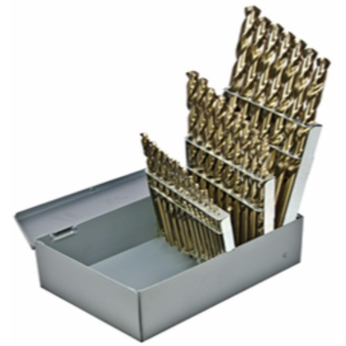 Alfa Tools CO50193 15pc Cobalt Alfa USA Jobber Drill Set