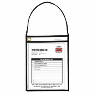 C-Line Products Inc. CLI41922 Blk Shop Ticket Holder W/Strap Clr 9 X 12 15/Bx (1 BX)