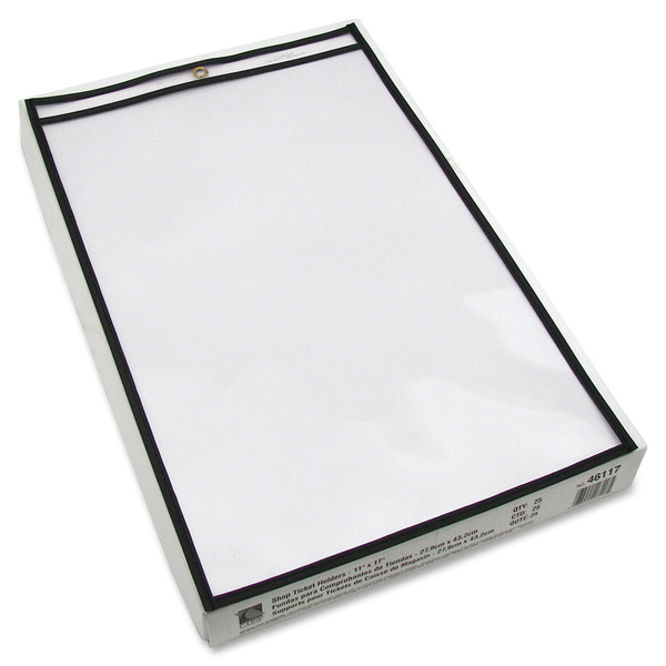 C-Line Products Inc. CLI46117 Holder Tkt 2Clr Sds 11X17 (1 BX)