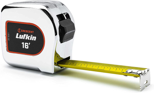 LUFKIN TAPE POWER 16' CHROME
