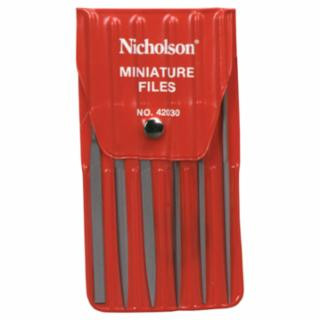 Crescent/Nicholson 42030L 5-1/2" Rhn 6 Assorted Minifiles W/Vinyl Pou (1 AST)