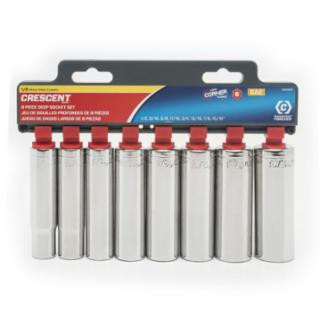 Crescent CSAS2N 8 pc 1/2" Drive Socket Setdeepsae (1 ST)