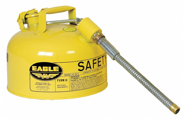 Eagle U226SY Yellow 2 Gallon Safety Can