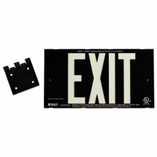 Brady 38098B Photolum Exit Sign Double Sided W/Mount Bkt