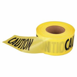 Empire Level 71-1001 Econo Grade Caution Tape-Yellow W/Black Print