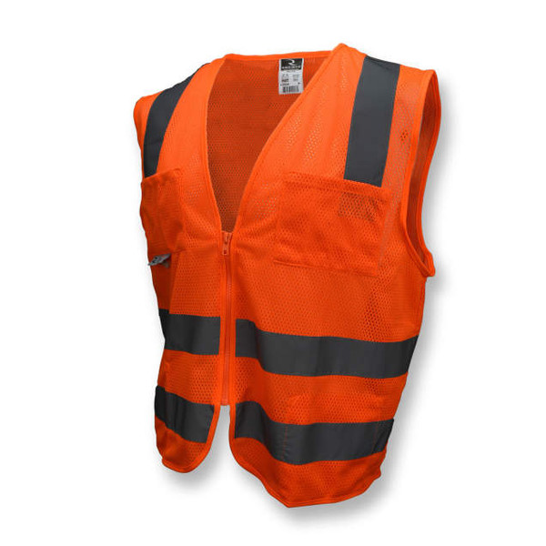 Radians SV8OMM Standard Tpr/Cl2 Mesh Safety Vest-Org-M