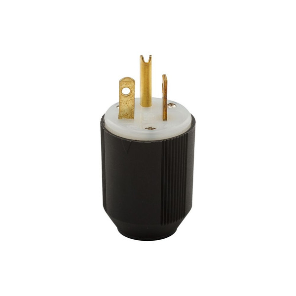 Eaton Crouse-Hinds 5466N 20 Amp Blk Plug Industrial Grade Auto Grip