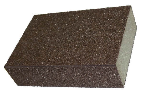 Alfa Tools SS67489 3" x 4" x 1" Medium Coarse Smooth Sanding Sponge