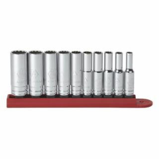 Gearwrench 80309D 10 Pc. 1/4" Drive 12 Point Deep SAE Socket Set (1 ST)