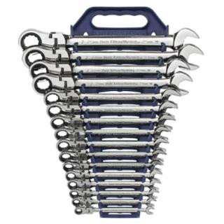Gearwrench 9902D 16Pc Flex Combo Wrench Set Metric