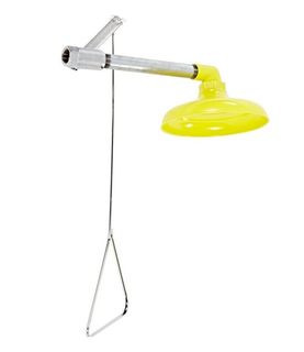GUARDIAN EMERGENCY SHOWER WITH YELLOW SHOWER HEAD