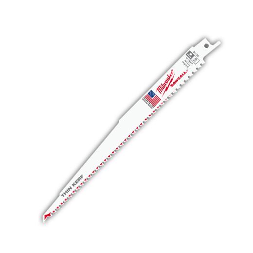 Milwaukee 48-01-2016 9 in. 5 TPI Thin Kerf SAWZALL Blades-Bulk 10