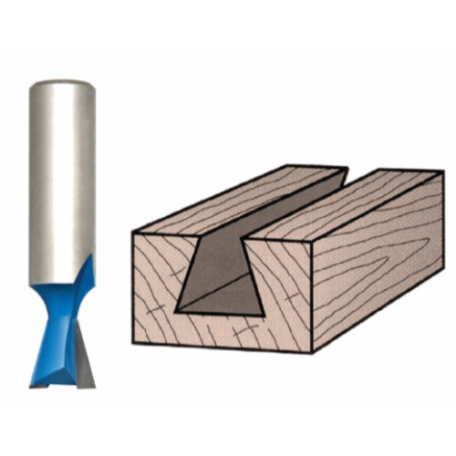 Alfa Tools RB75038 1/2 x 2 1/4 Pattern Dovetail Router