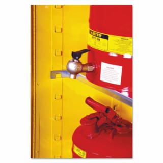 Justrite 29943 30-45G Lab Can Disp Slope Shf