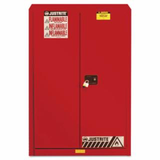 Justrite 894511 60 Gal Cab Man P&I W/Pdle Hndl