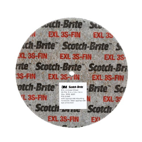 Scotch-Brite 7000144603 EXL Utz Whl 8X.5X.5 3Sfin 4Min