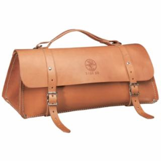 Klein Tools 5108-20 Deluxe Leather Bag, 20-Inch