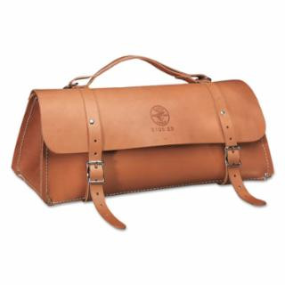 Klein Tools 5108-24 Deluxe Leather Bag, 24-Inch