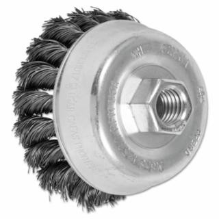 Pferd 82231 3-1/2" Knot Wire Cup Brush .014 Cs Wire 5/8-11