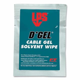 Lps 61244 D'Gel Cable Cleaner Wipes 144 Per Case