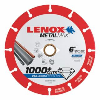 Lenox 1972923 Lenox Diam Cutoff Wh Ag/Cs 6" X 7/8" Angle Grin