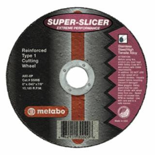Metabo 655994000 4-1/2"X.045X7/8" Type 1Slicer Wheel A60Xp Grit