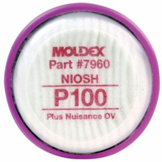 Moldex 7960 P100 Filter Disk With Nuisance Organic Vapor (1 Pair)