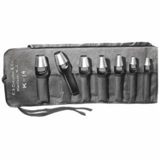 C.S. Osborne K-14 7 Piece Punch Set 1/4"-1" (1 SET)